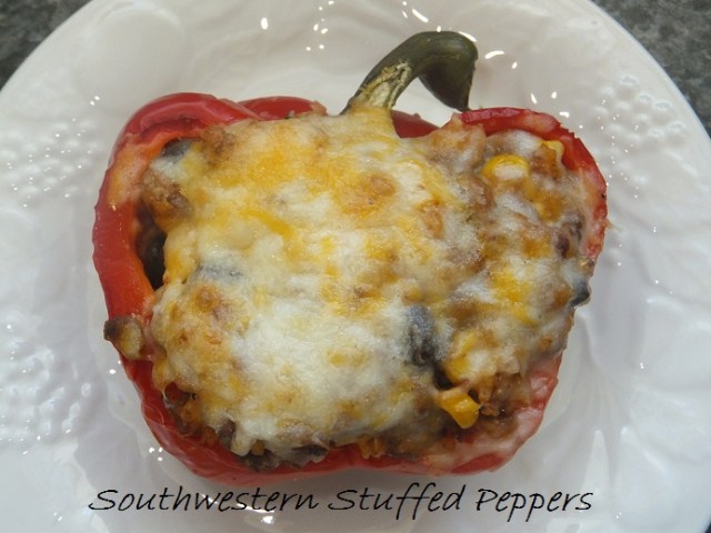 Southwestern Stuffed peppers 2