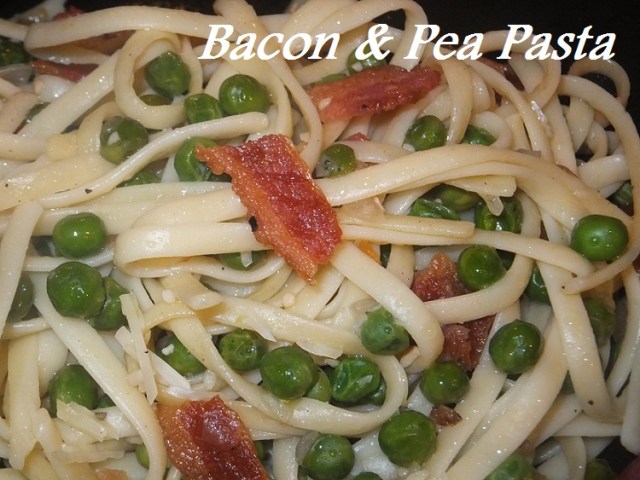 Bacon Pea Pasta