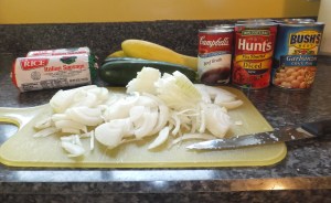 Ingredients for Sausage Soup